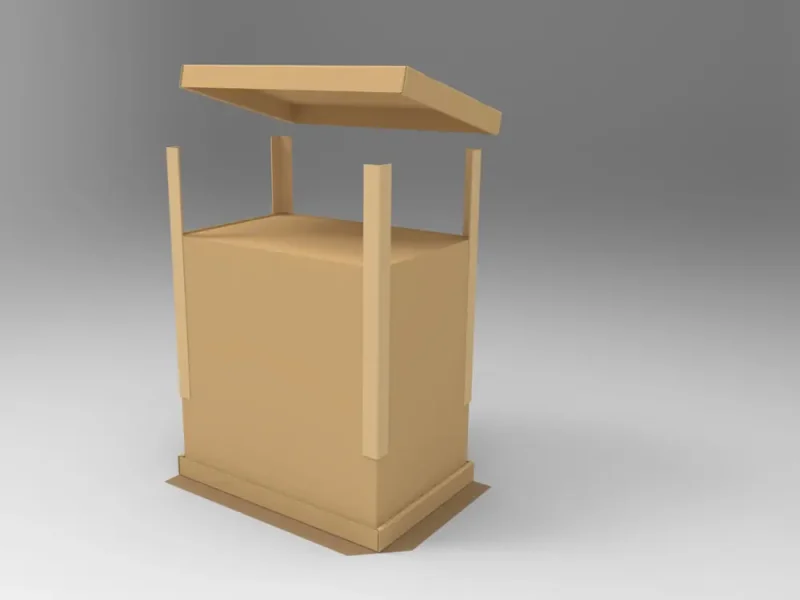 Corrugated pallet shipper with a base tray, corner edge protectors and a top cap